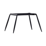 Koziol Table Frame: Glossy Black Carbon Steel