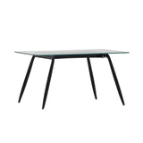 Koziol Table Frame: Glossy Black Carbon Steel