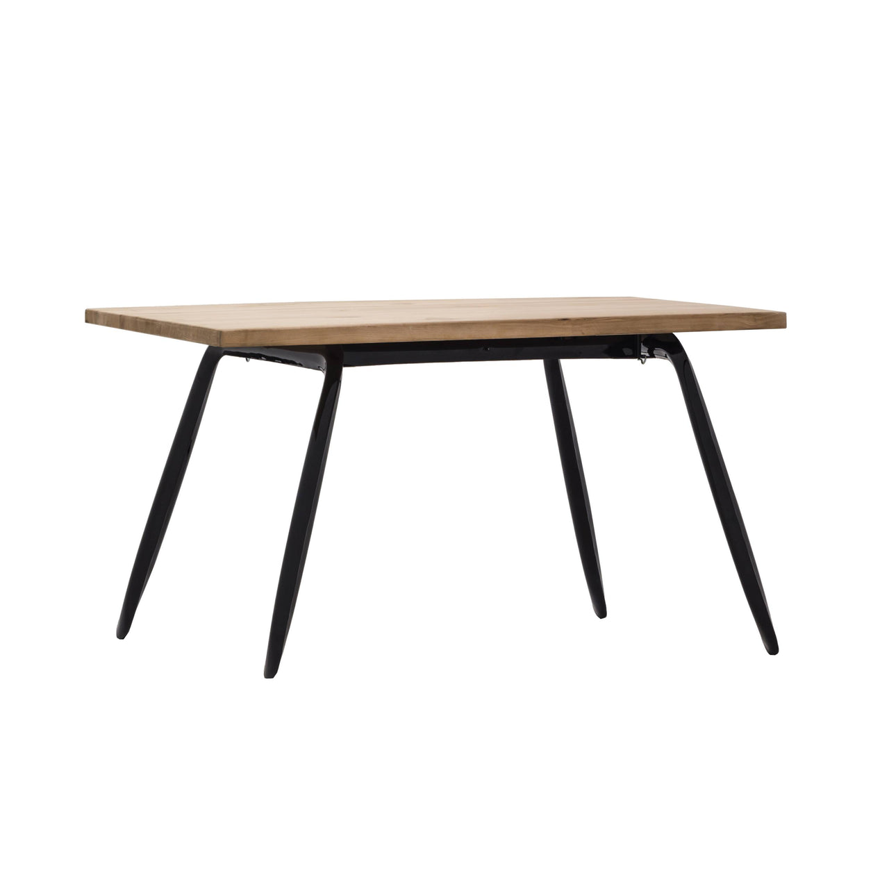 Koziol Table Frame: Glossy Black Carbon Steel