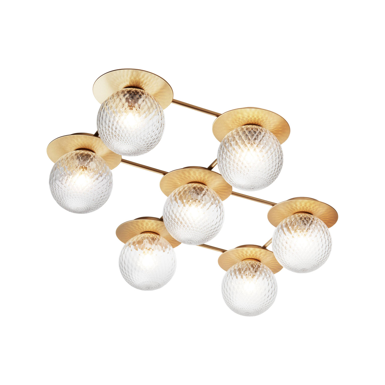 Liila 7 Wall/Ceiling Lamp: Optic Clear