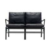 OW149-2 Colonial Sofa: Black Oak