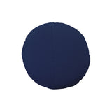 Round Throw Pillow: Navy