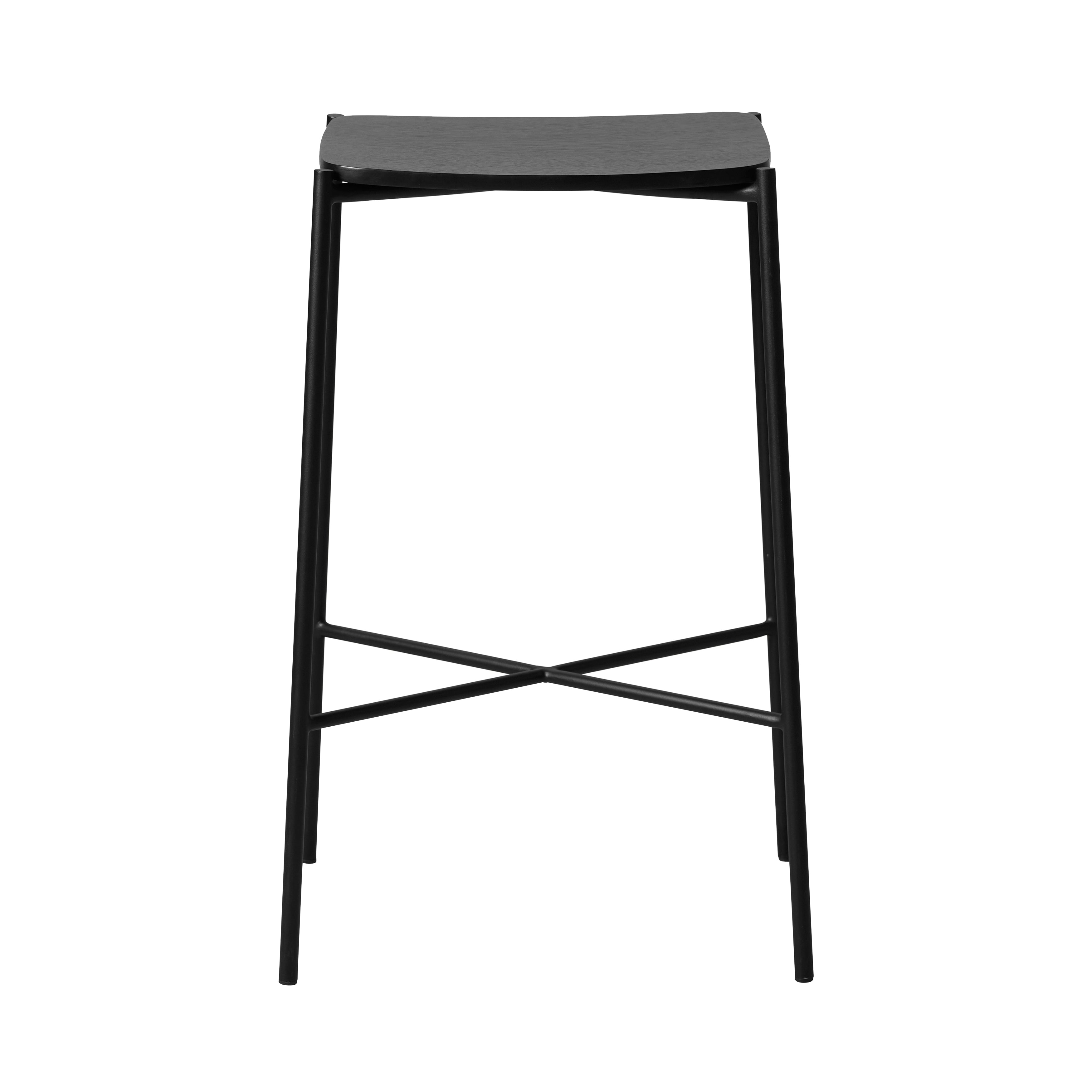 Paragon Bar Stool: Black Oak