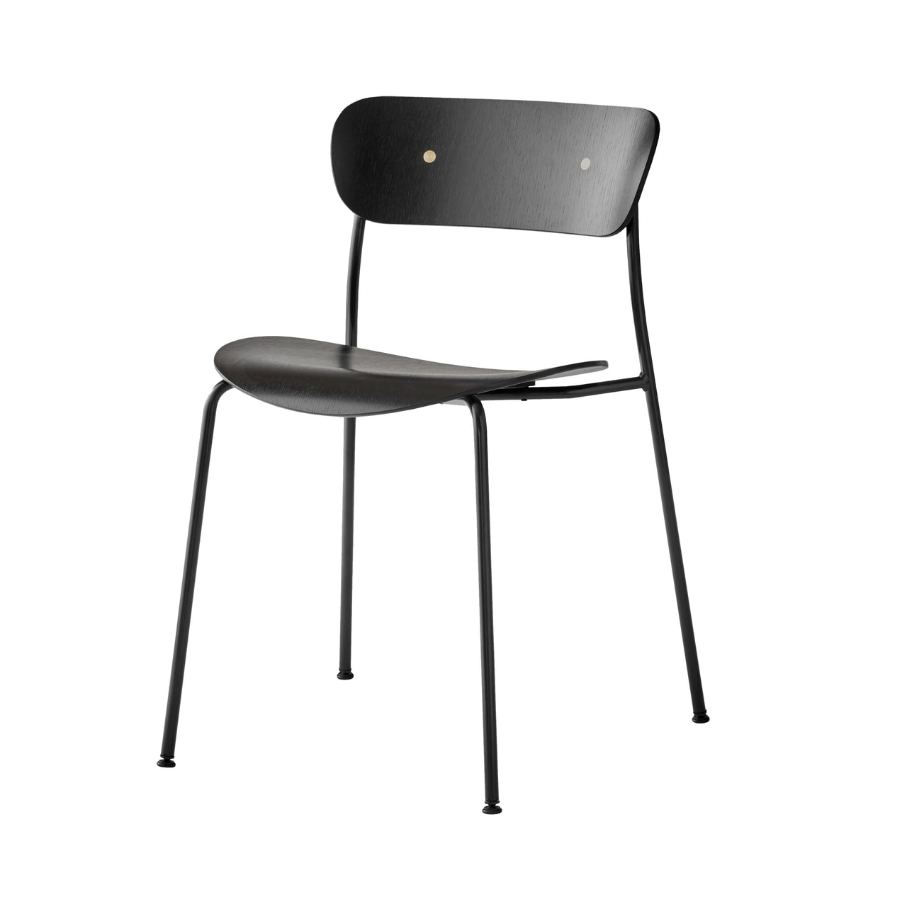 Pavilion Chair AV1: Black Oak + Black