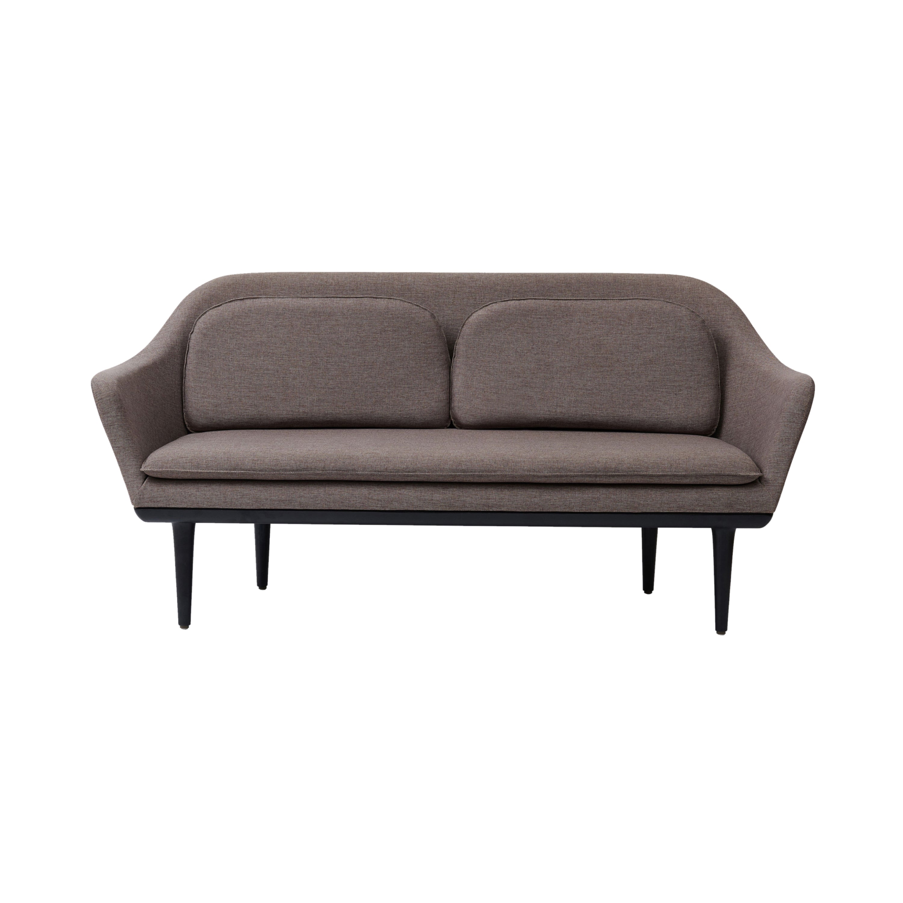 Lunar Sofa: Black Oak