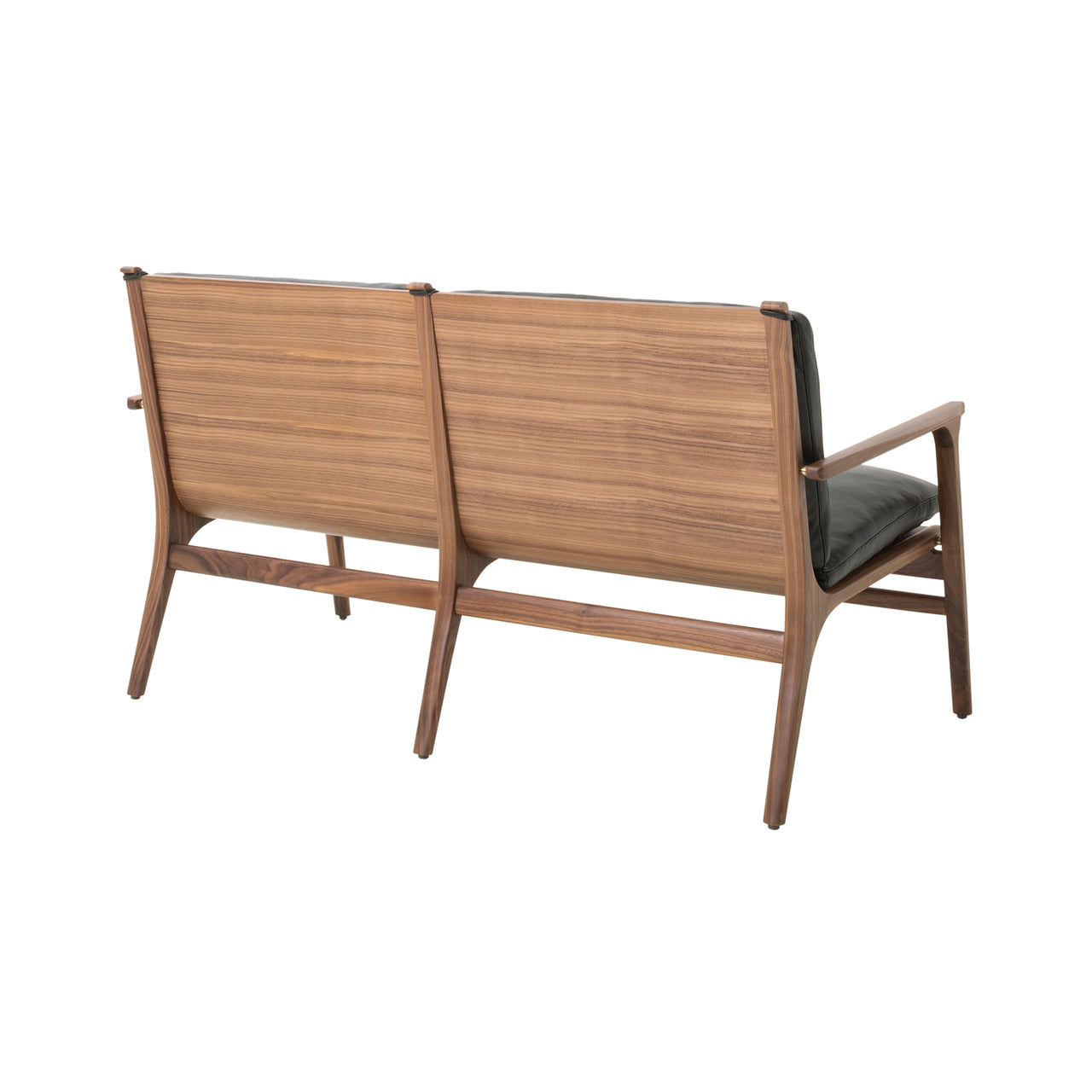 Ren Lounge Chair 2 Seater: Natural Walnut