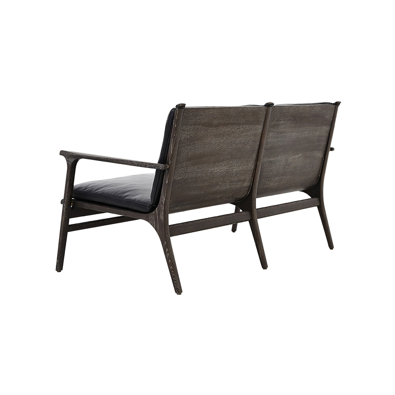 Ren Lounge Chair 2 Seater: Onyx Oak