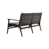 Ren Lounge Chair 2 Seater: Onyx Oak