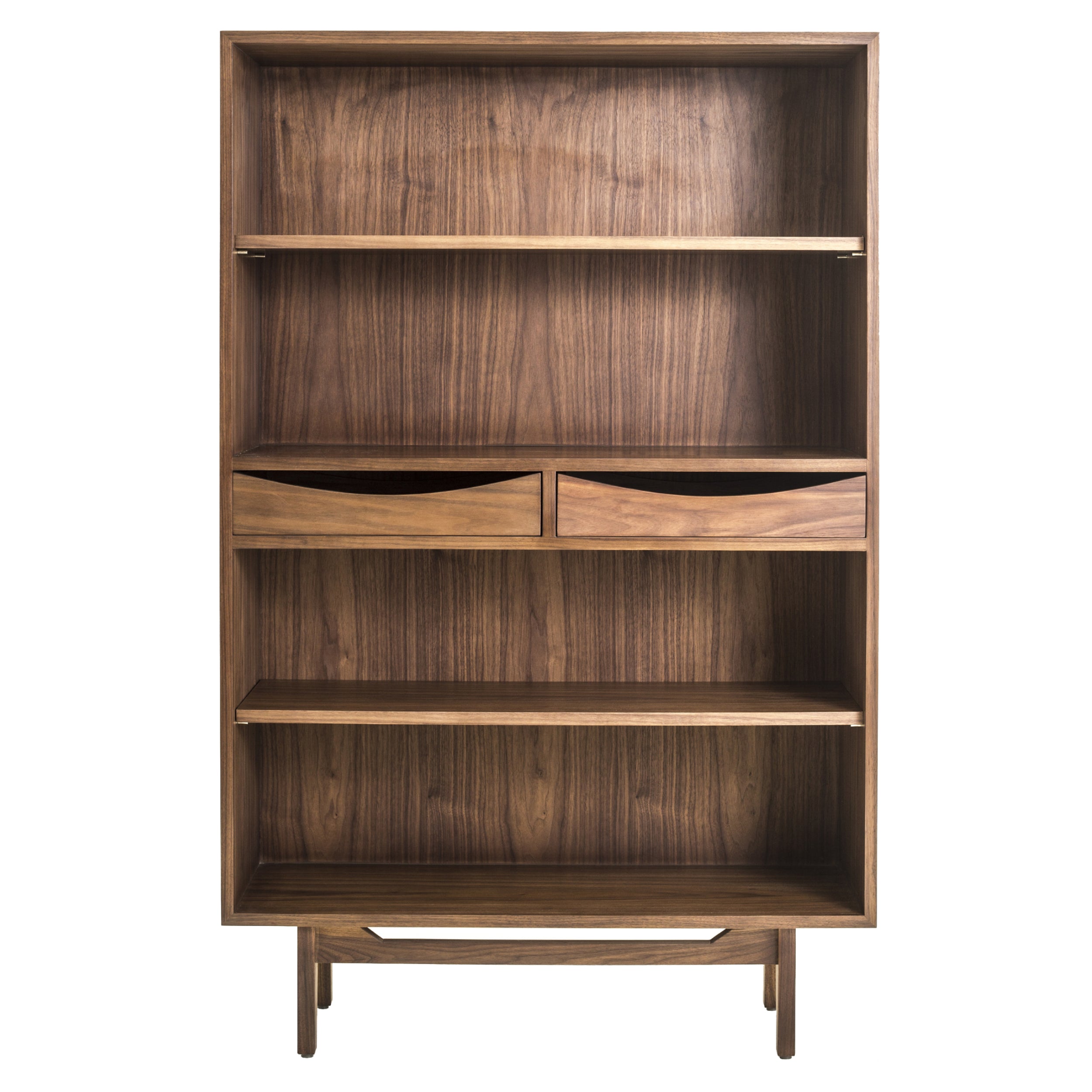 Risom Shelves: Natural Walnut