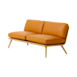 Spine Lounge Suite Sofa: Lacquered Oak