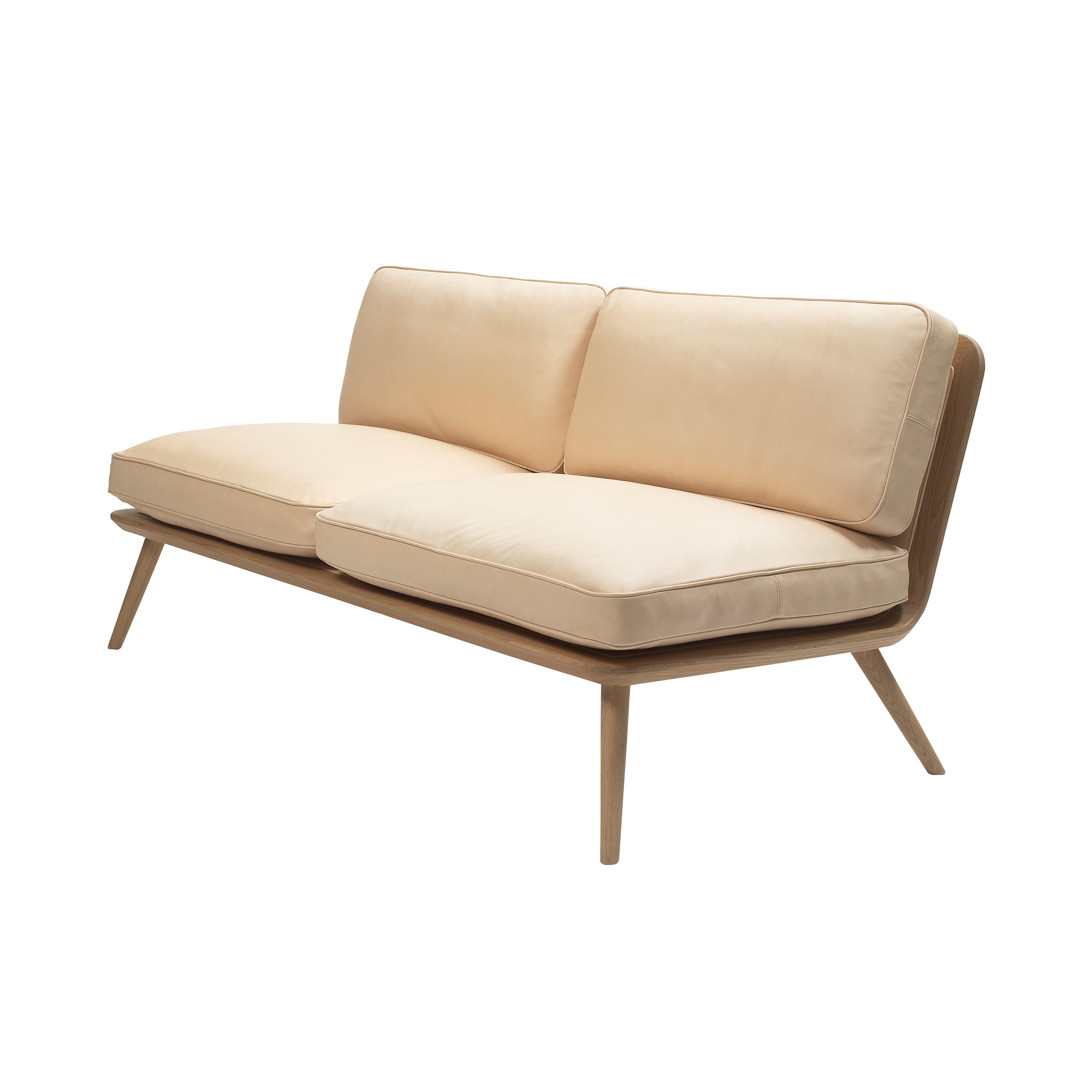 Spine Lounge Suite Sofa: Lacquered Oak