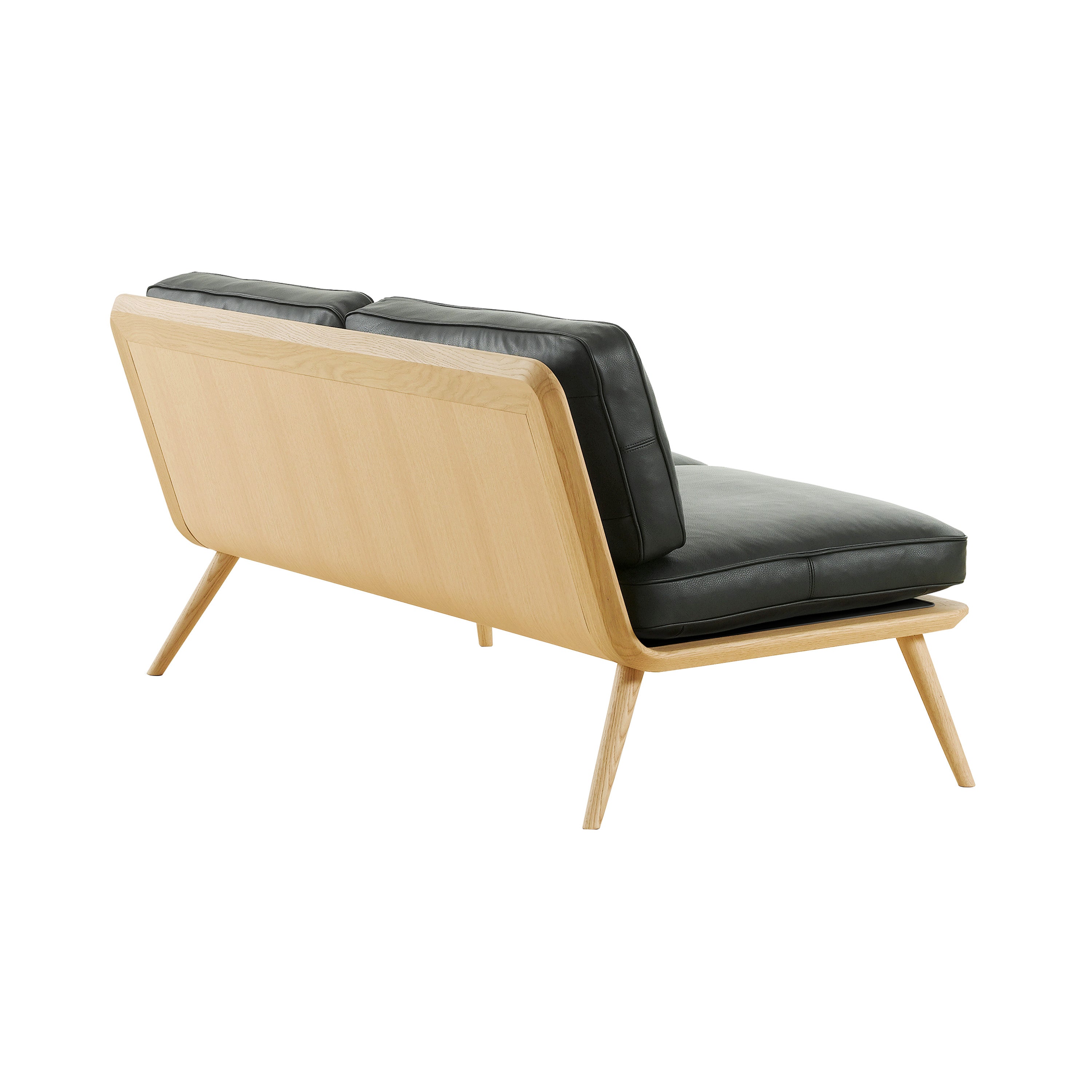 Spine Lounge Suite Sofa: Lacquered Oak