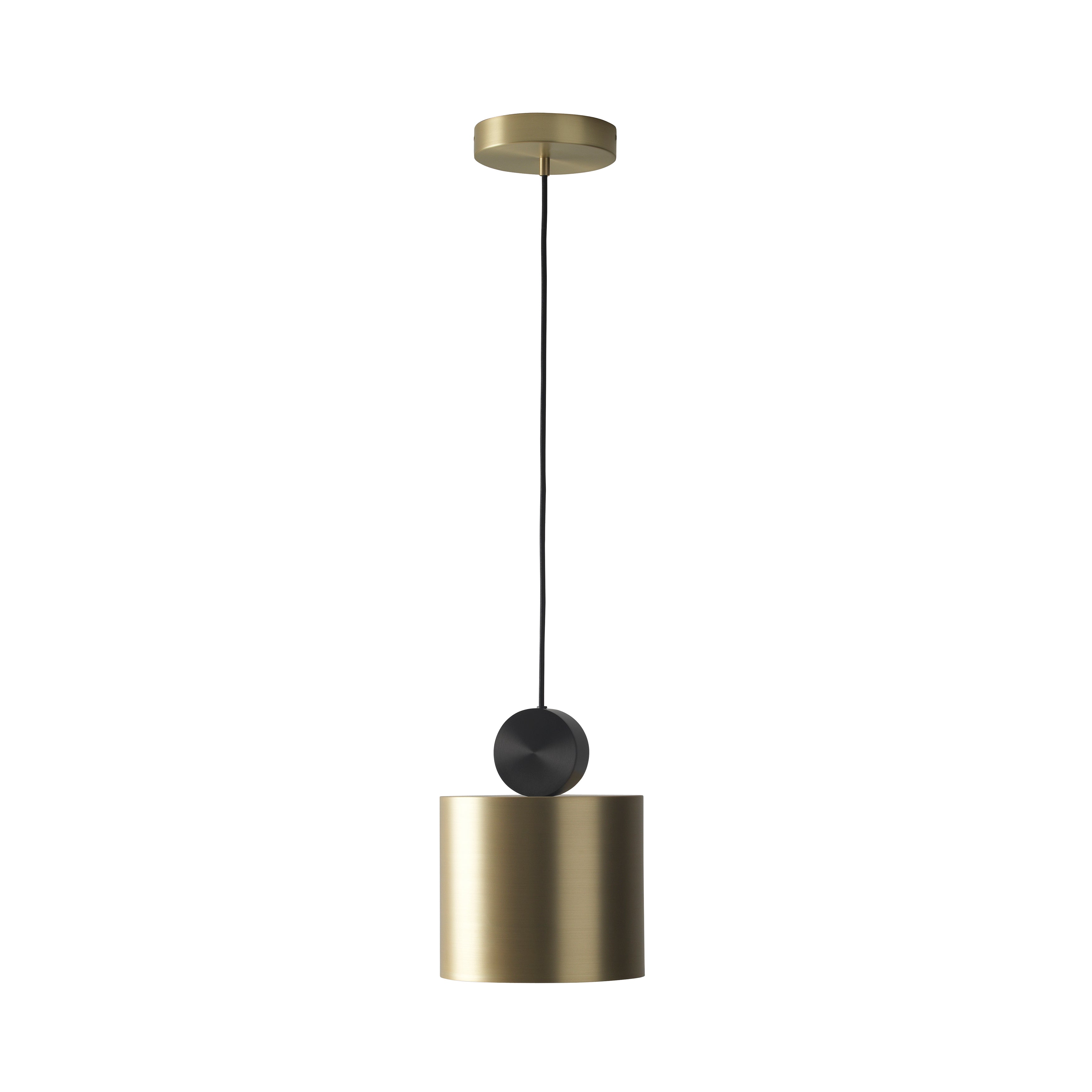 Calé(e) Pendant: Version 2 + Satin Brass + Satin Graphite + Black