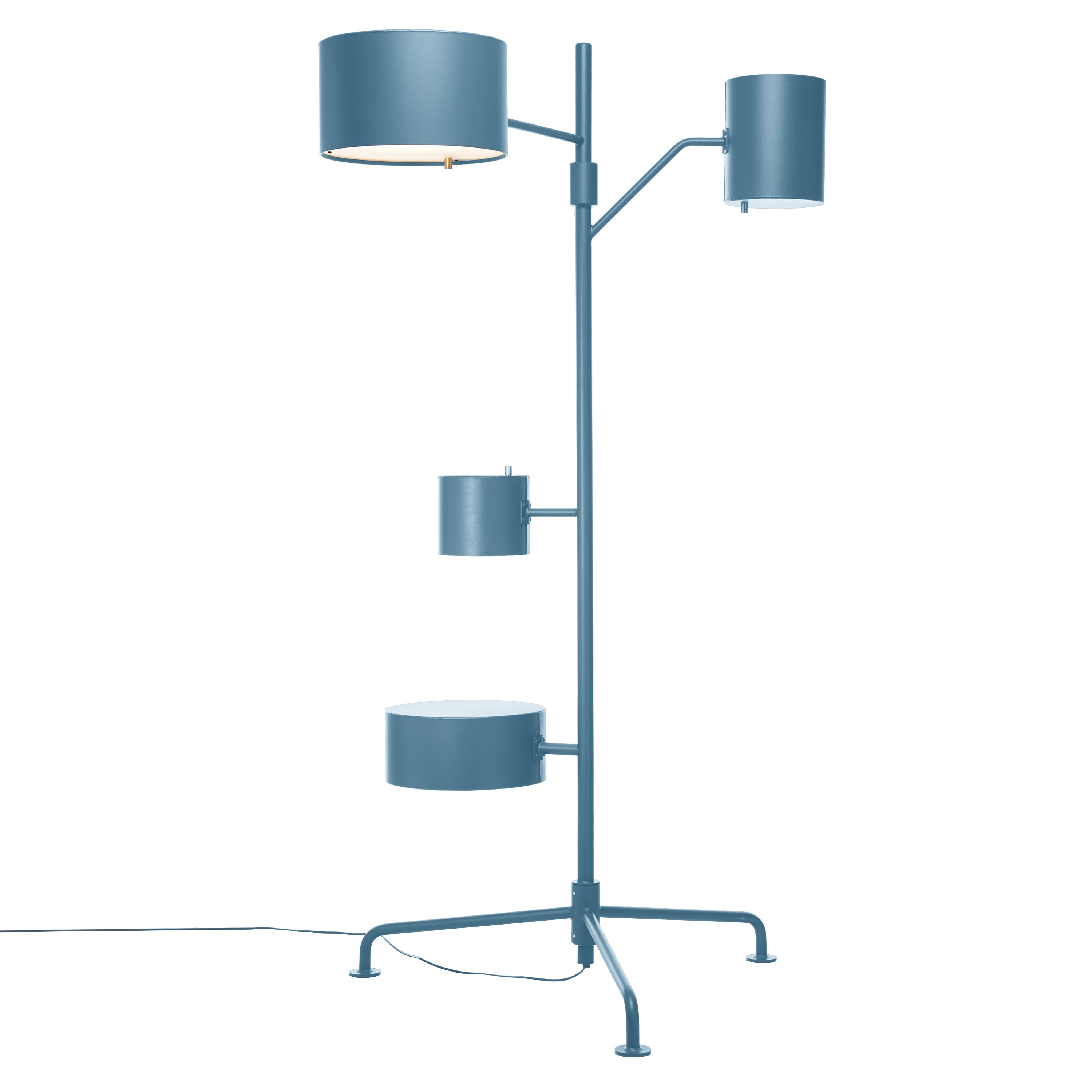 Statistocrat Floor Lamp: Pastel Blue