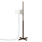 TMM Floor Lamp: White + Walnut