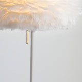 Eos Evia Champagne Floor Lamp