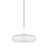 Clava Dine Pendant: Matt White + Black + Plug-in