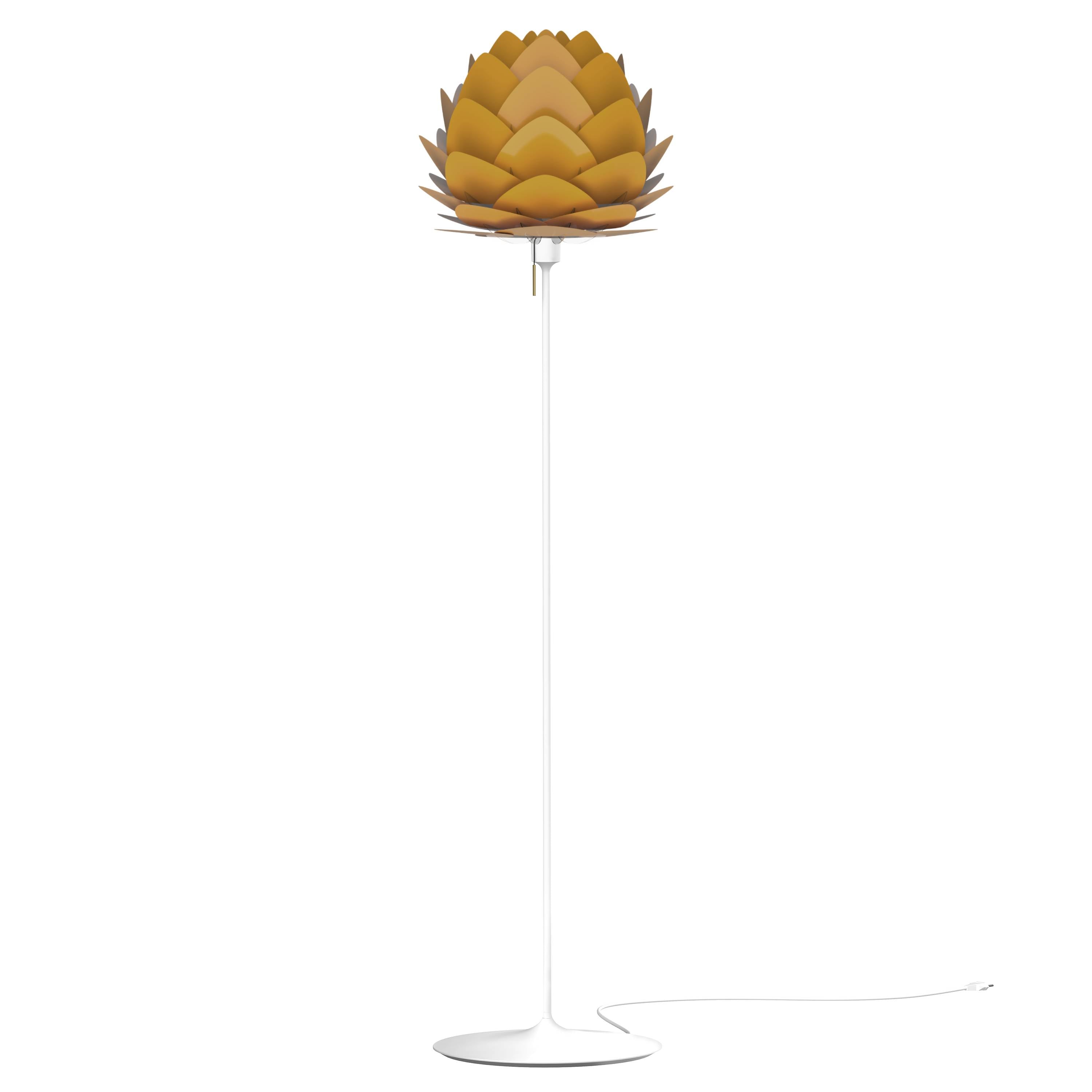 Aluvia Champagne Floor Lamp: Medium - 23.3