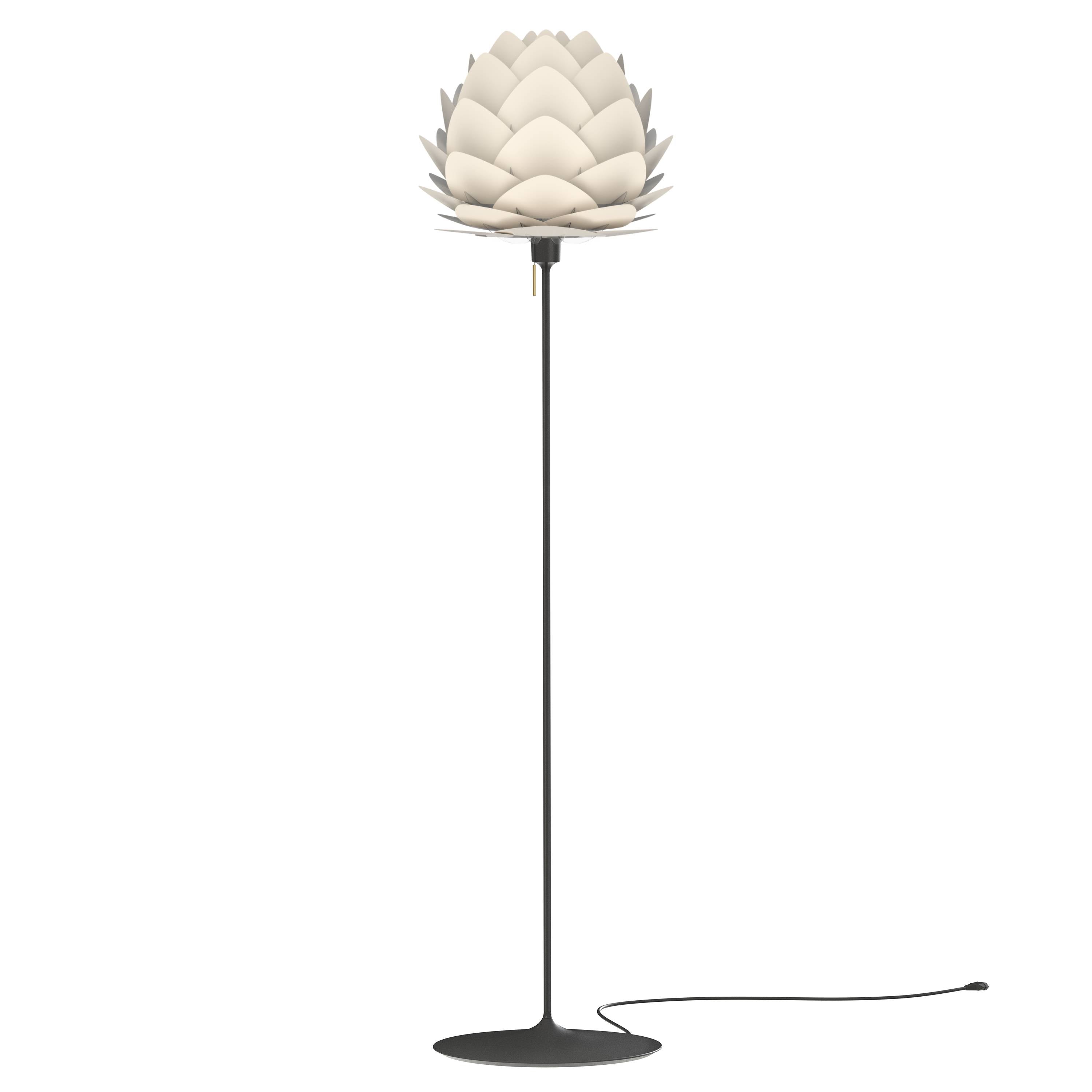 Aluvia Champagne Floor Lamp: Medium - 23.3