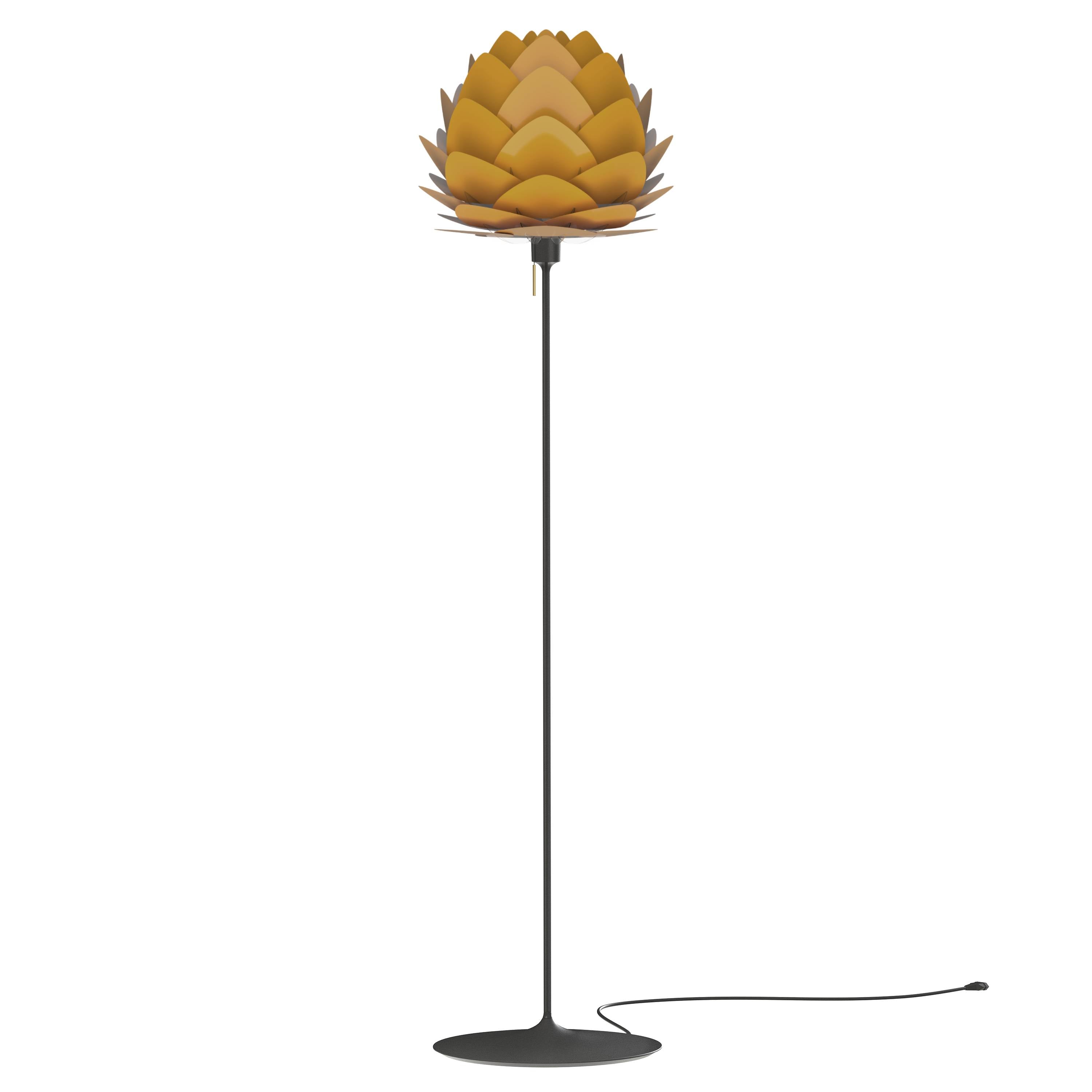 Aluvia Champagne Floor Lamp: Medium - 23.3