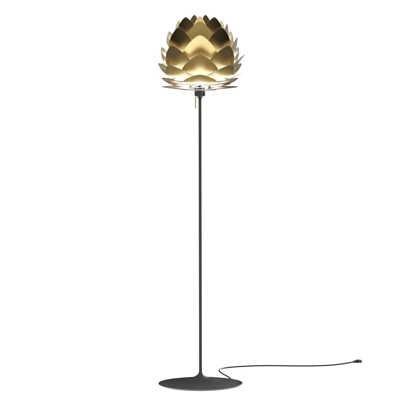 Aluvia Champagne Floor Lamp: Mini - 15.8