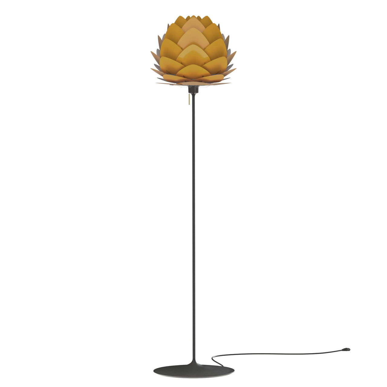 Aluvia Champagne Floor Lamp: Mini - 15.8