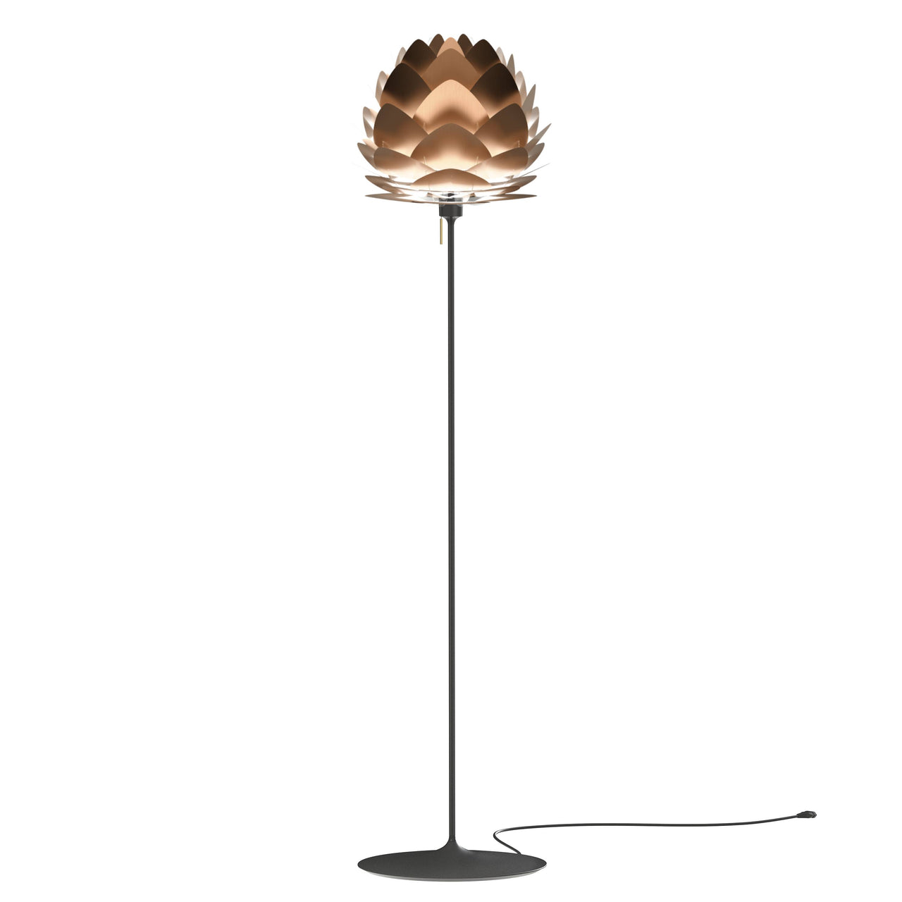 Aluvia Champagne Floor Lamp: Mini - 15.8