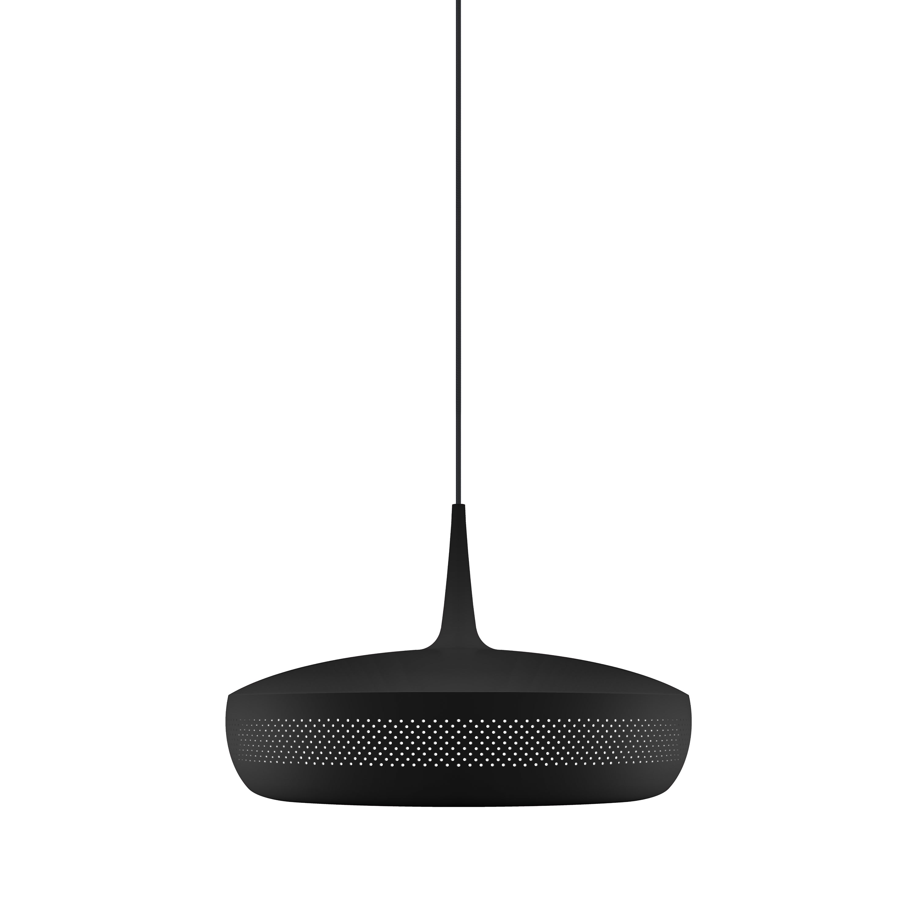 Clava Dine Pendant: Black + Black + Plug-in