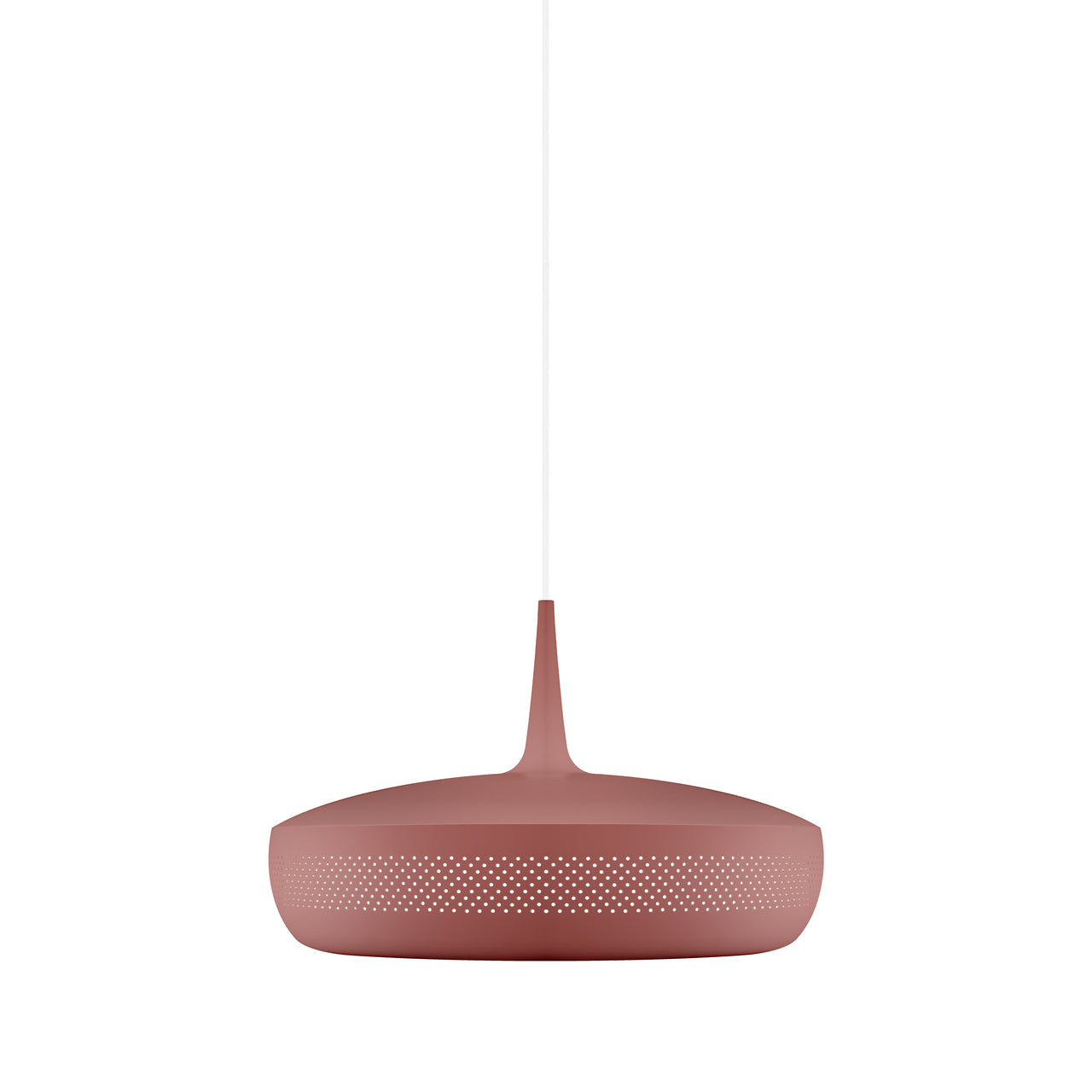 Clava Dine Pendant: Red Earth + White + Plug-in