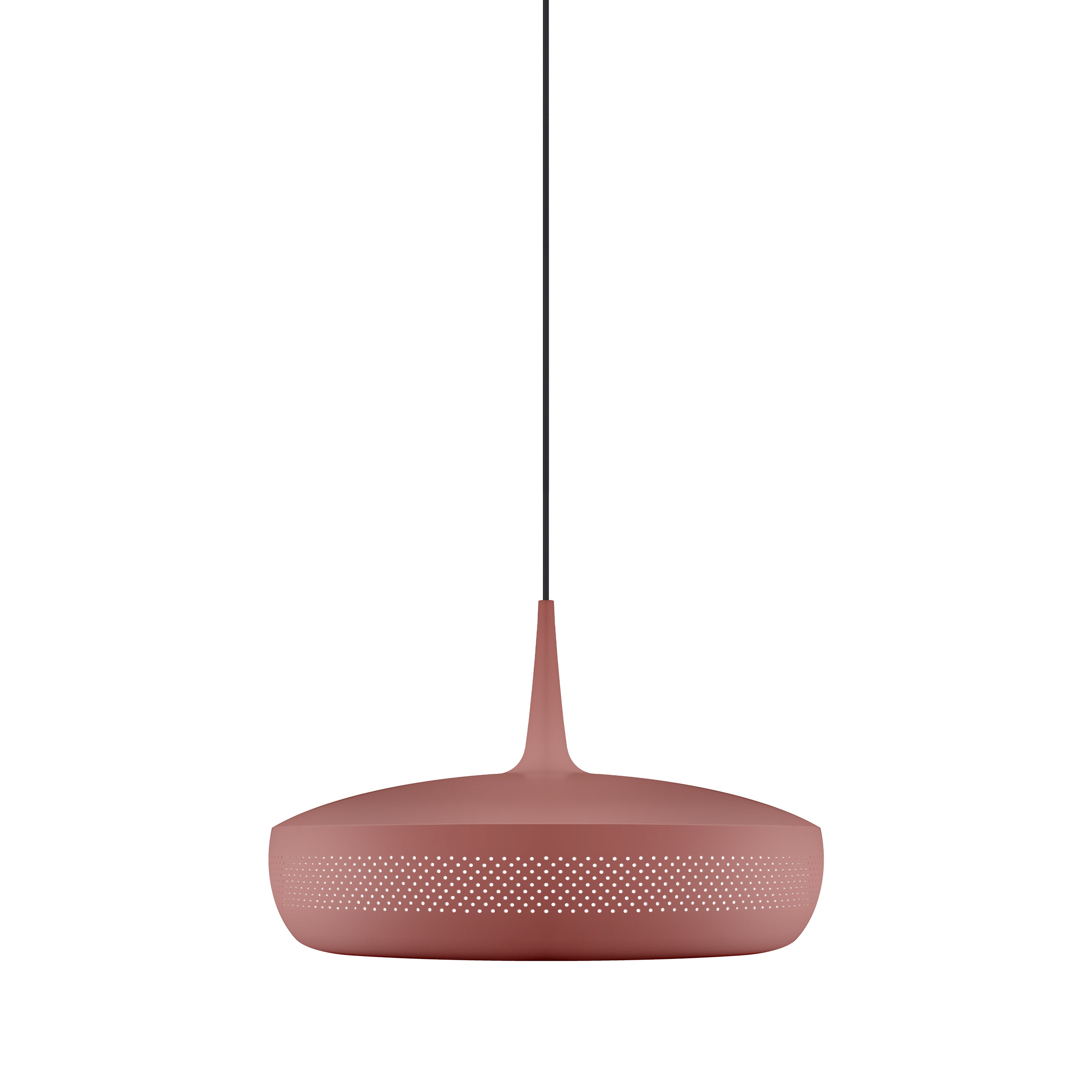 Clava Dine Pendant: Red Earth + Black + Plug-in