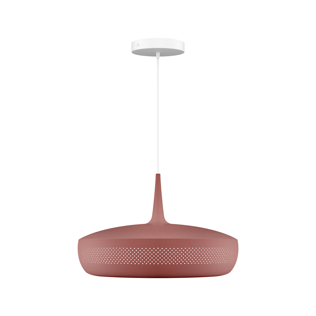 Clava Dine Pendant: Red Earth + White + Canopy