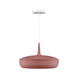 Clava Dine Pendant: Red Earth + White + Canopy