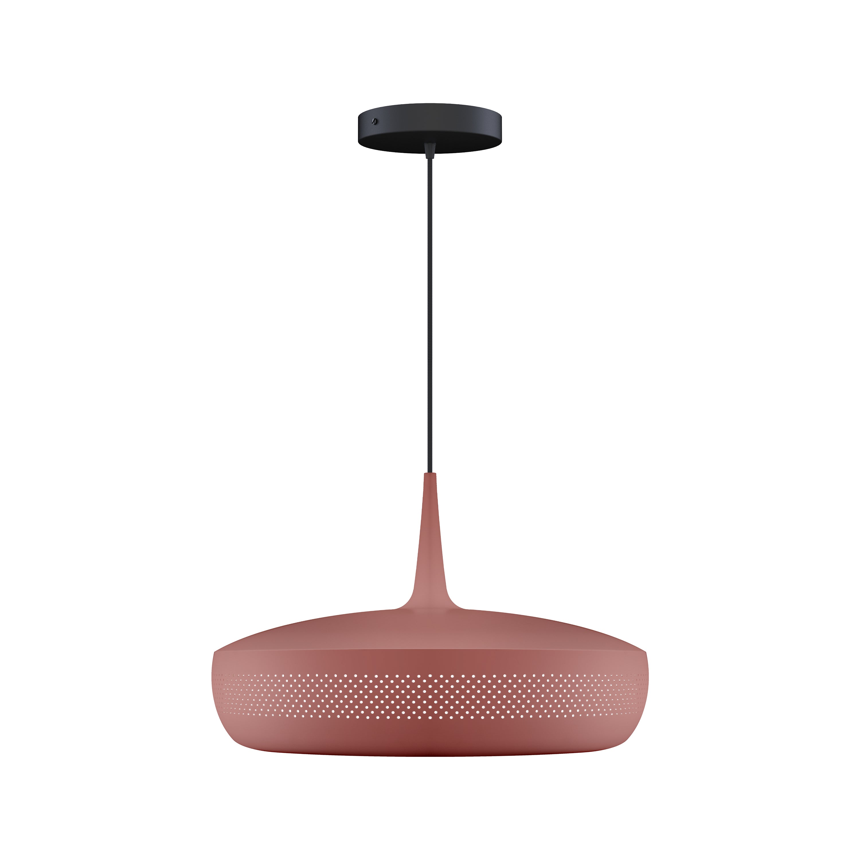 Clava Dine Pendant: Red Earth + Black + Canopy