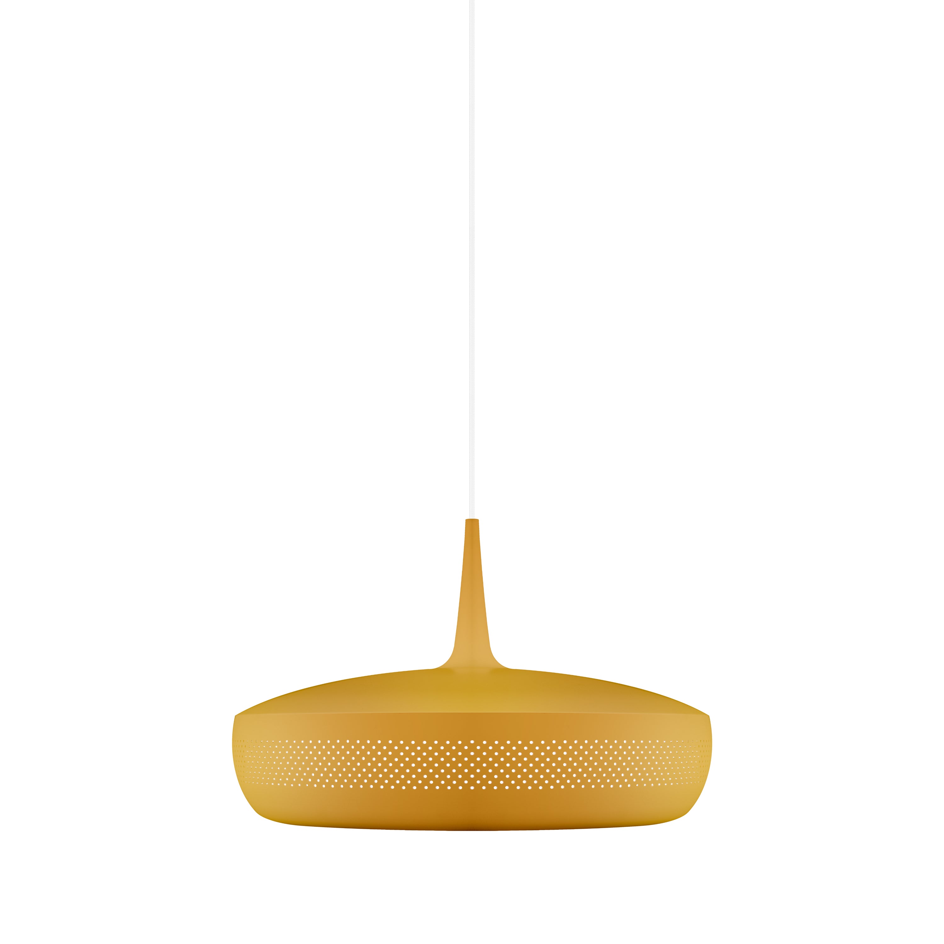 Clava Dine Pendant: Ochre + White + Plug-in