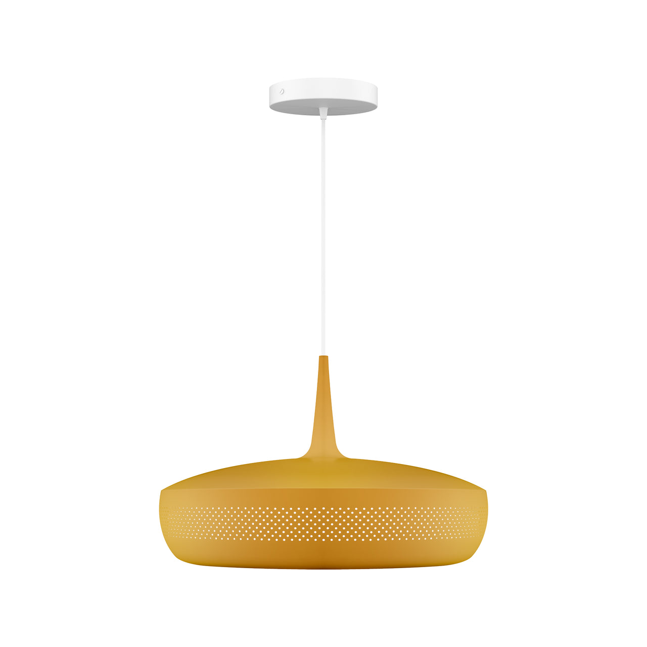 Clava Dine Pendant: Ochre + White + Canopy