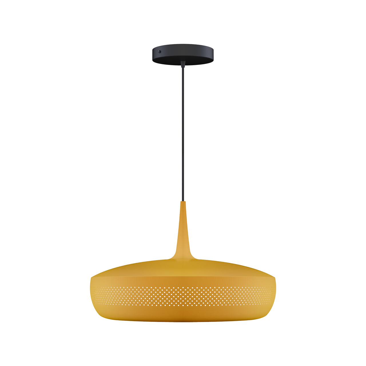 Clava Dine Pendant: Ochre + Black + Canopy