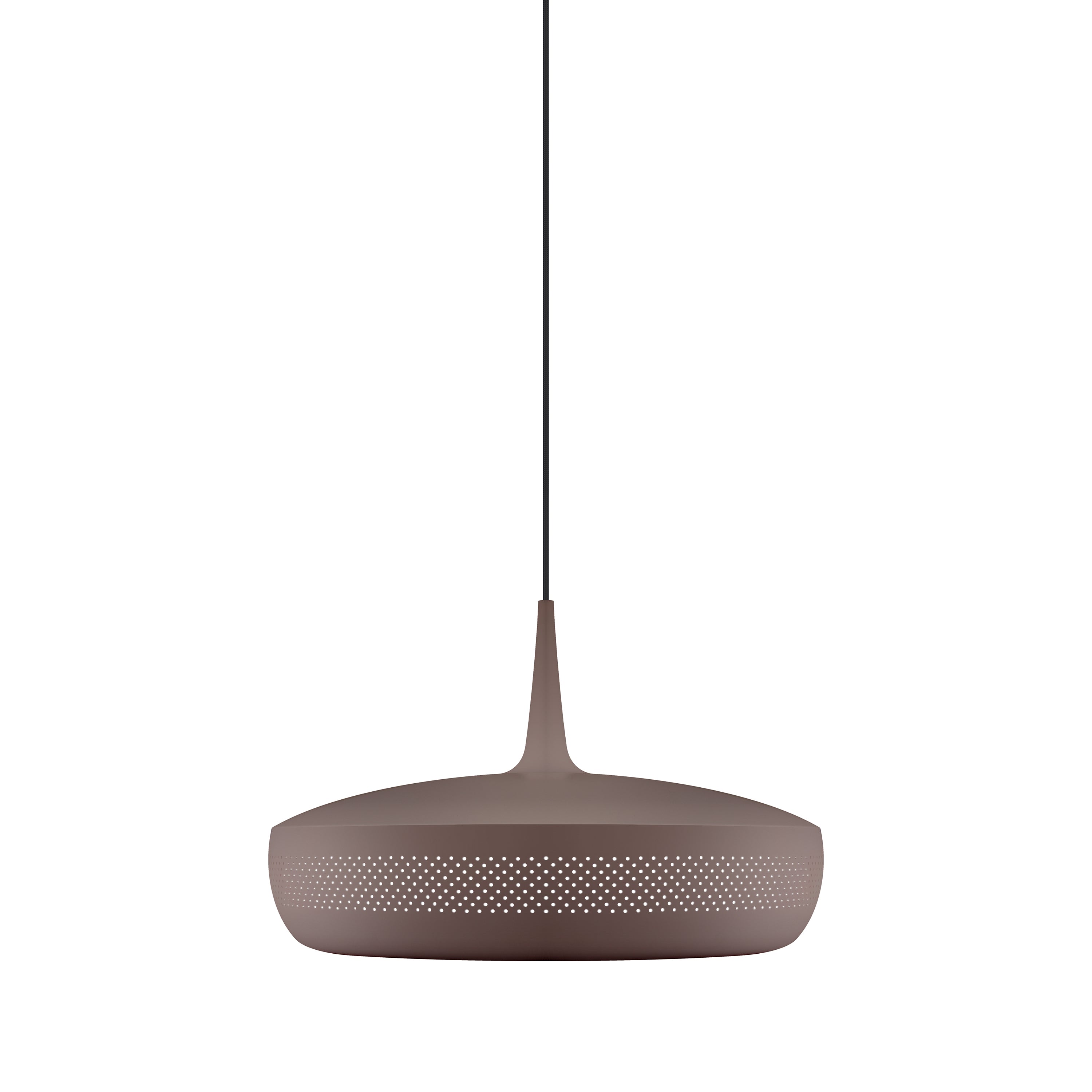 Clava Dine Pendant: Umber + Black + Plug-in