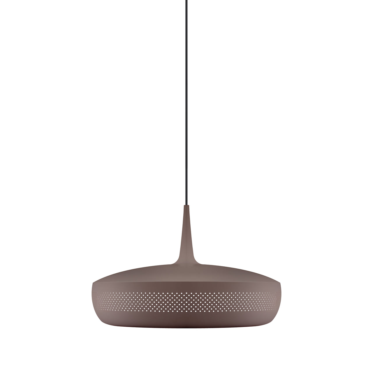 Clava Dine Pendant: Umber + Black + Plug-in