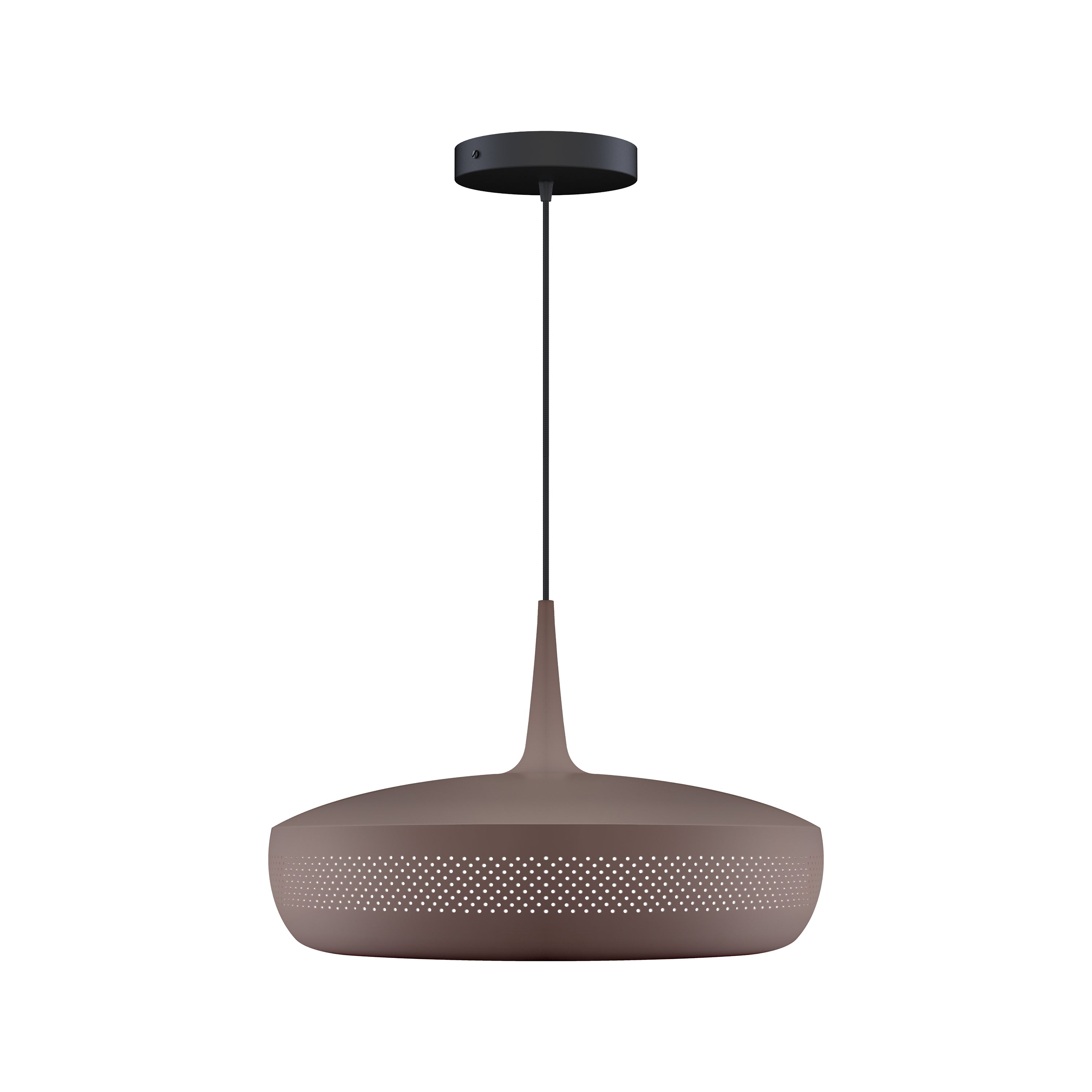 Clava Dine Pendant: Umber + Black + Canopy