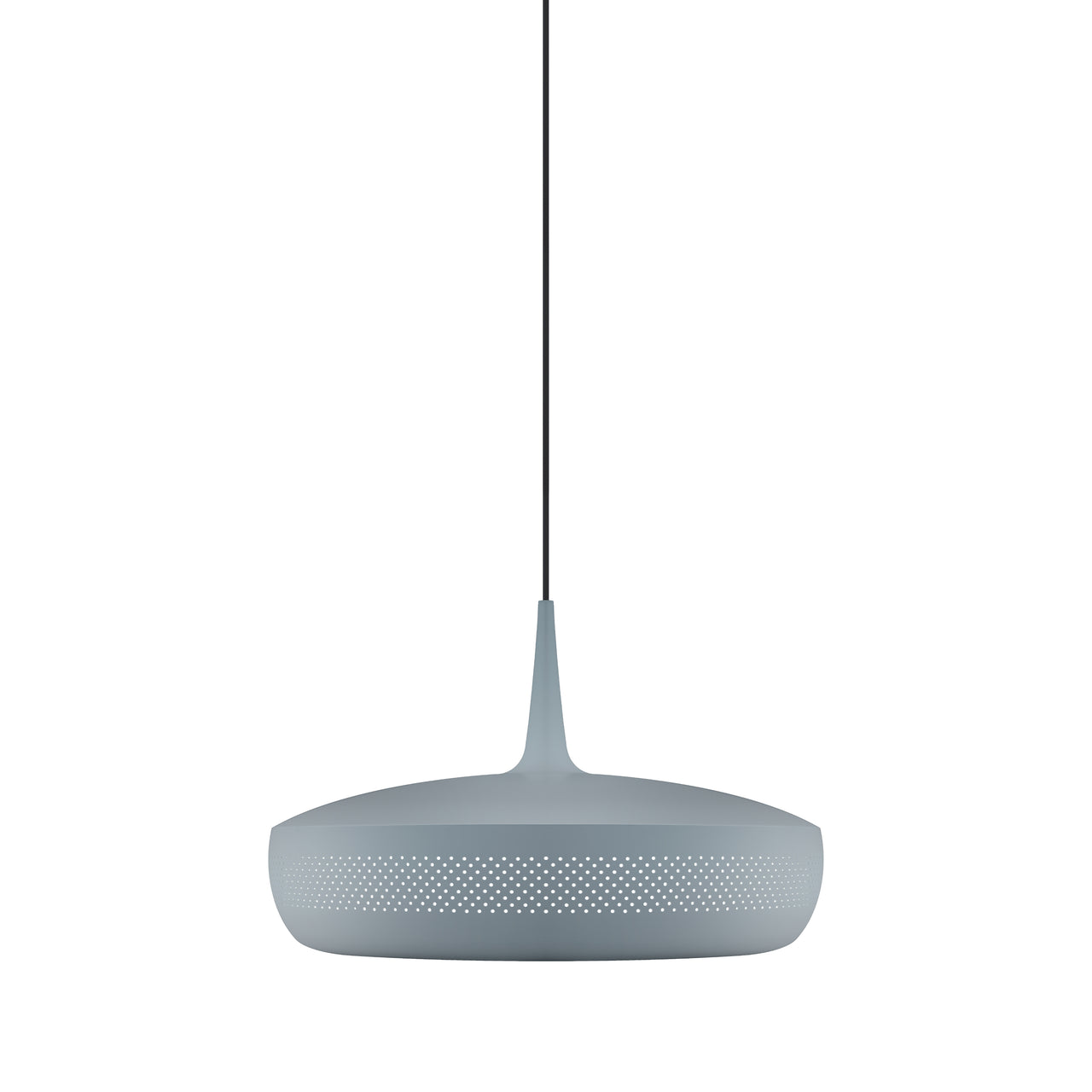 Clava Dine Pendant: Slate + Black + Plug-in