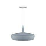 Clava Dine Pendant: Slate + White + Canopy