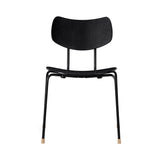 VLA26T Stacking Vega Chair: Black Oak