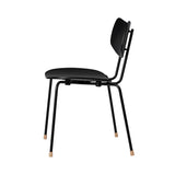 VLA26T Stacking Vega Chair: Black Oak