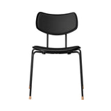 VLA26P Stacking Vega Chair: Black Oak