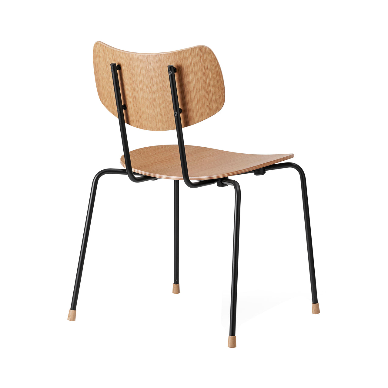 VLA26T Stacking Vega Chair: Lacquered Oak