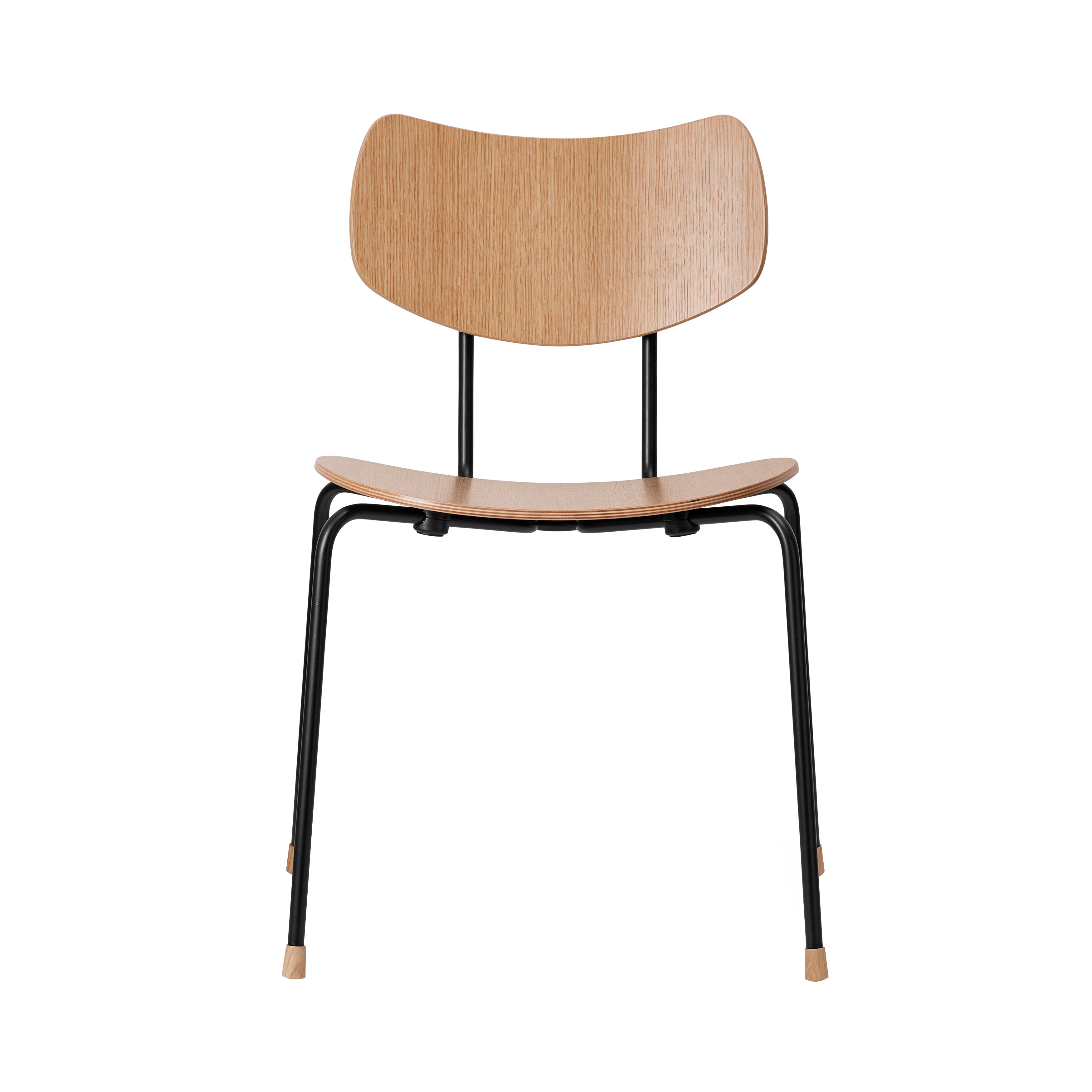 VLA26T Stacking Vega Chair: Lacquered Oak