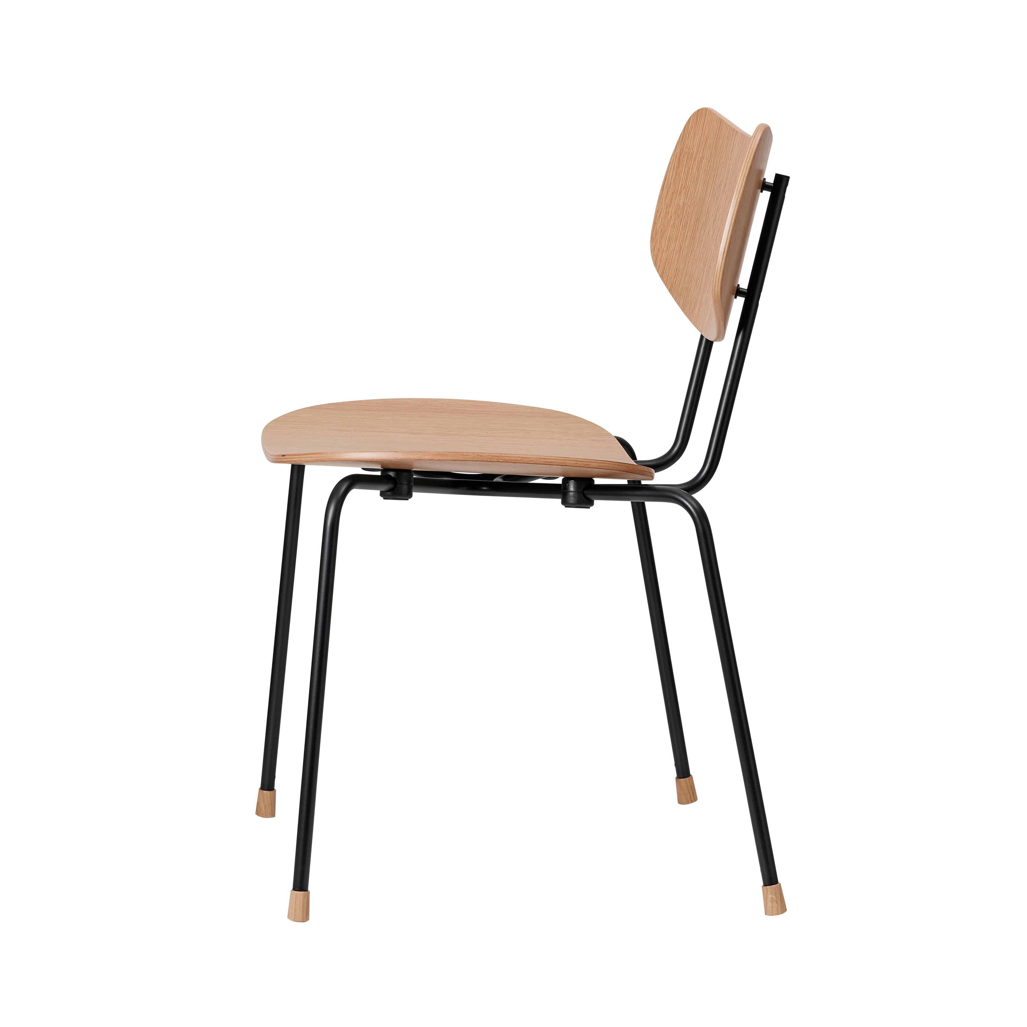 VLA26T Stacking Vega Chair: Lacquered Oak