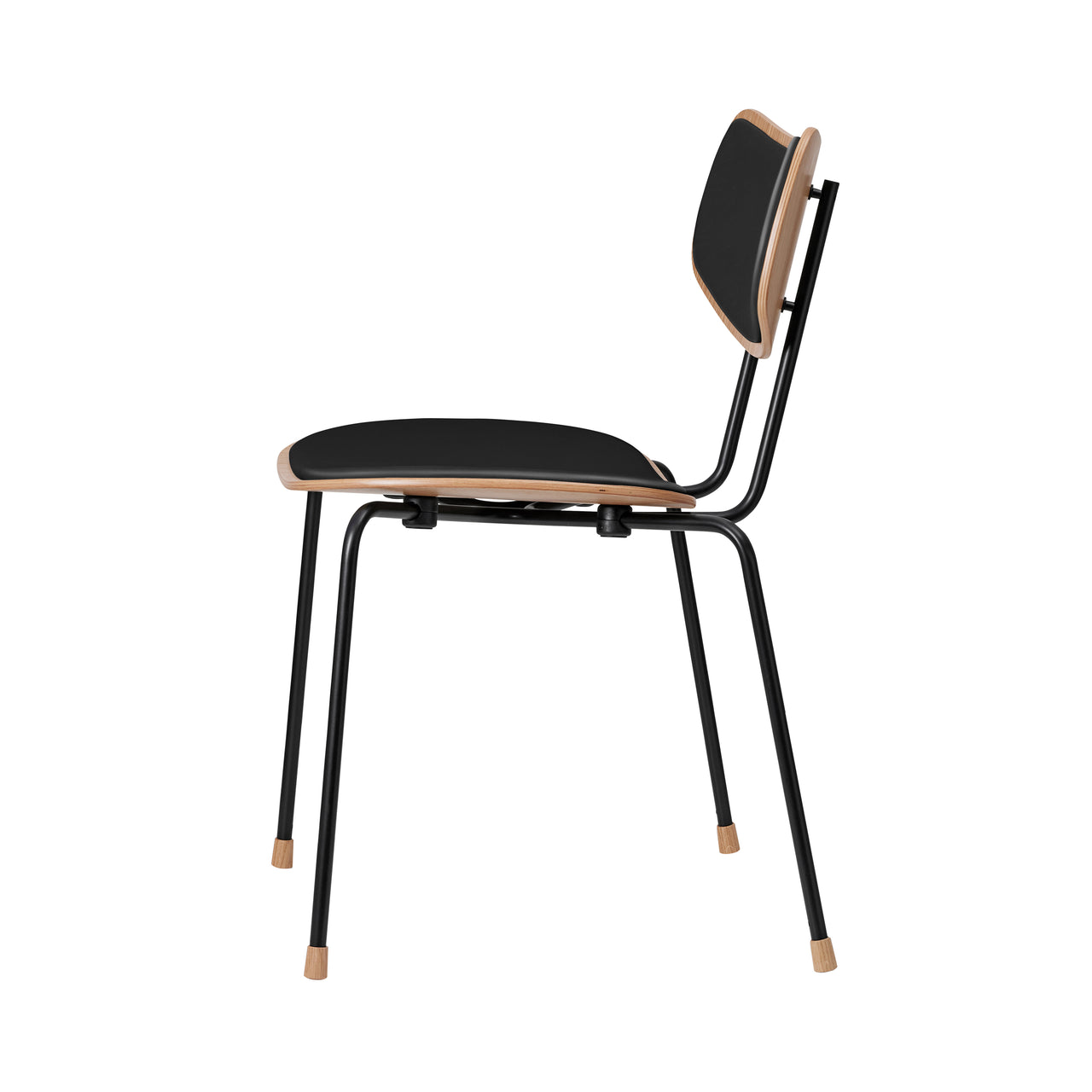 VLA26P Stacking Vega Chair: Lacquered Oak