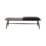 Von Bench with Pad: Natural Walnut