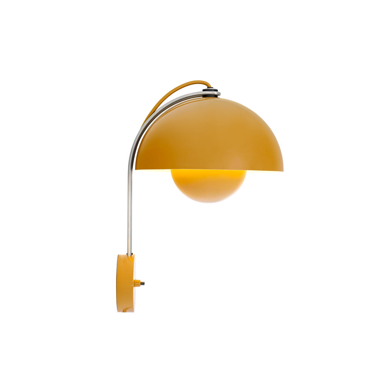 Flowerpot Wall Lamp VP8: Mustard